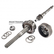 Abtriebswelle, hinteres Planetengetriebe (4 Satelliten, 19 Zähne) TOYOTA / LEXUS A750E, A760E — Abtriebswellenlänge 272 mm (Länge des verzahnten Teils 140 mm), 23 Keile (Außen-Ø 30,40 mm)