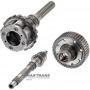 Abtriebswelle, hinteres Planetengetriebe (4 Satelliten, 19 Zähne) TOYOTA / LEXUS A750E, A760E — Abtriebswellenlänge 272 mm (Länge des verzahnten Teils 140 mm), 23 Keile (Außen-Ø 30,40 mm)