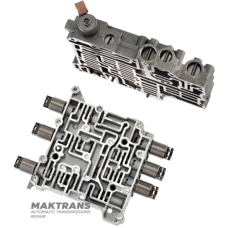Ventilkörper montiert mit Magnetspulen ALLISON 4000 Serie - Trennplatte HD 29542933-D, 29542822, 29544297