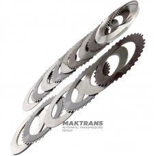 C1 Kupplung ALLISON 4000 Stahl und Reibscheibensatz - 7 Reibscheiben (Dicke 3,30mm, Innen-Ø 132,10mm, 36 Zähne)