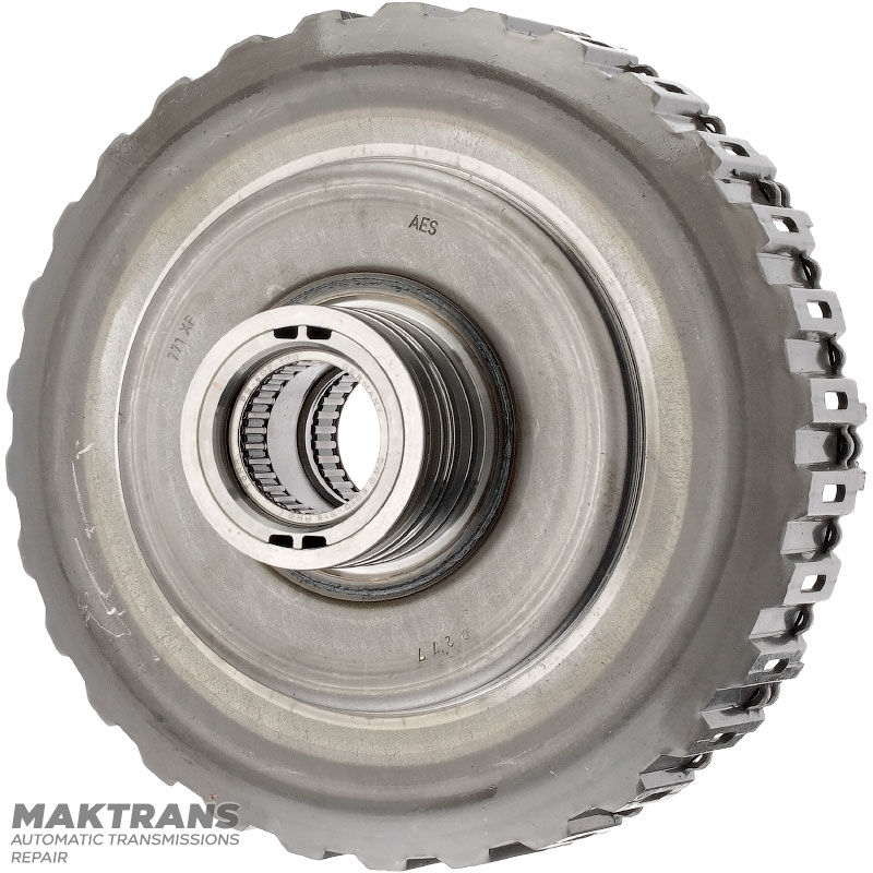 Gehäuse, Nabe der Doppelnasskupplung VAG DSG DQ250 02E — 771XF, 772XF (Außen-Ø 59,30 mm, 4 Teflonringe)