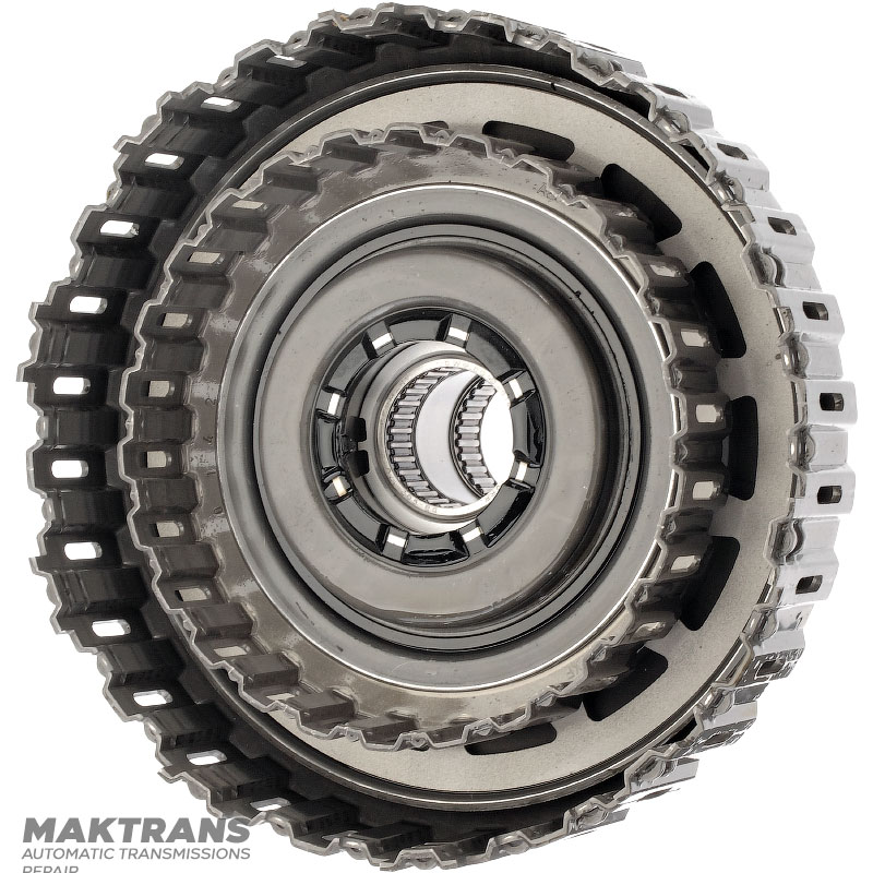 Gehäuse, Nabe der Doppelnasskupplung VAG DSG DQ250 02E — 771XF, 772XF (Außen-Ø 59,30 mm, 4 Teflonringe)