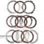 C4 Kupplung ALLISON 1000 Stahl- und Reibscheibensatz - 6 Reibscheiben (Gesamtsatzdicke 37,15/40,75 mm), 29542192, 29542191, 29531049, 29546701, 29535640