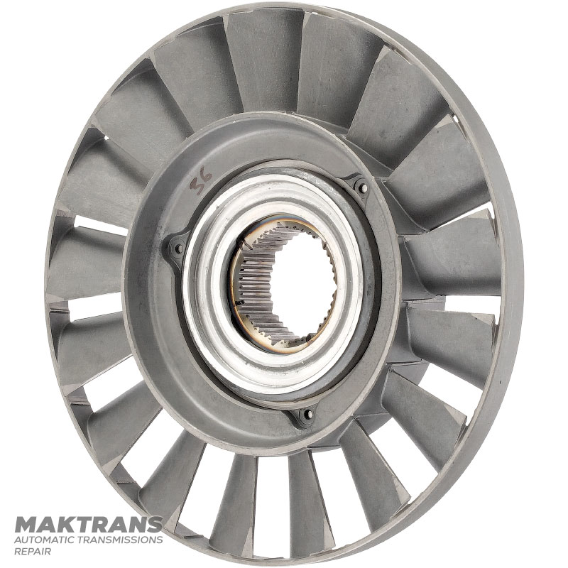 Reaktorrad des Drehmomentwandlers ZF 5HP19 (Kennzeichnung 156202) — 0711371199 (Gesamthöhe 39 mm, Außen-Ø 169,55 mm, 36 Keile)