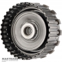 K27 Kupplungstrommel und Abtriebswelle (2WD) Mercedes-Benz 725.0 - (Gesamthöhe 198 mm, 30 Keilwellen (Außen-Ø 31,65 mm), 3 Reibscheiben)