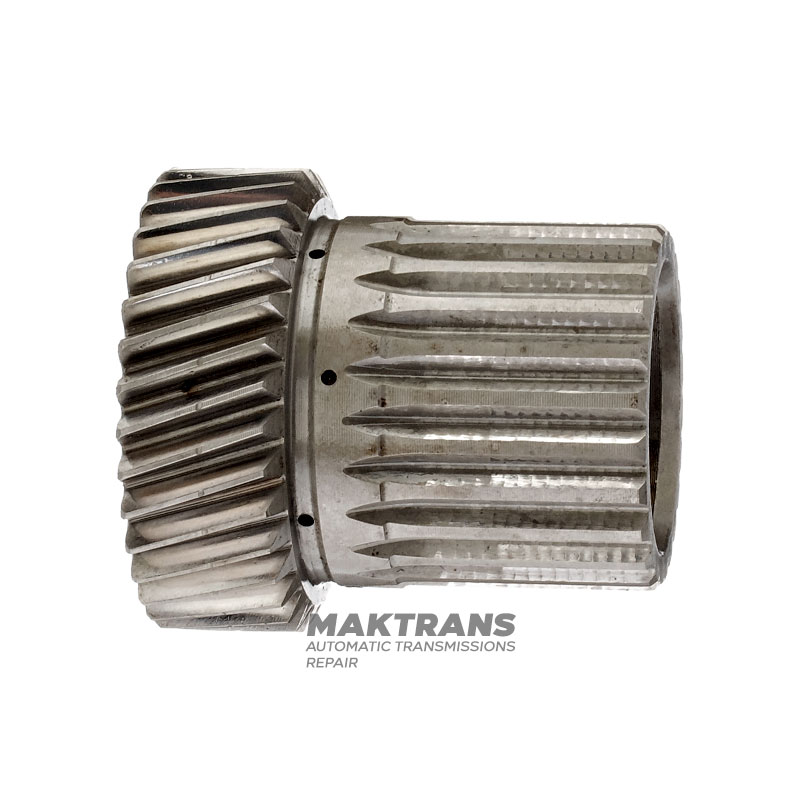 Hinteres Planetengetriebe, Abtriebswelle Mercedes-Benz 722.3 A1262720007, A1262701743 — Gesamtlänge 346 mm (27 Zähne, Außen-Ø 29,30 mm), 4 Satelliten (21 Zähne, Außen-Ø 37,60 mm)