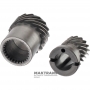 Zahnradsatz für Fliehkraftdruckregler Mercedes-Benz 722.3, 722.4, A140274 0015, A1402740115 — 16 Zähne (Außen-Ø 31,10 mm), 15 Zähne (Außen-Ø 44,65 mm)