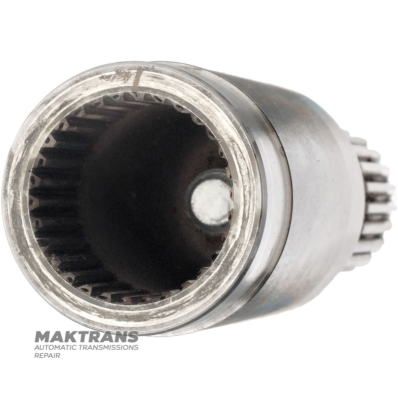 4WD DODGE 722.6 Ausgangswellenadapter - 155 mm Länge, 23 Splines außen (Ø 31,05 mm außen), 30 Splines innen