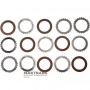 Satz Stahl- und Reibscheiben FORWARD Clutch ZF 4HP22 - 6 Reibscheiben (Gesamtdicke des Satzes 21,50 mm)
