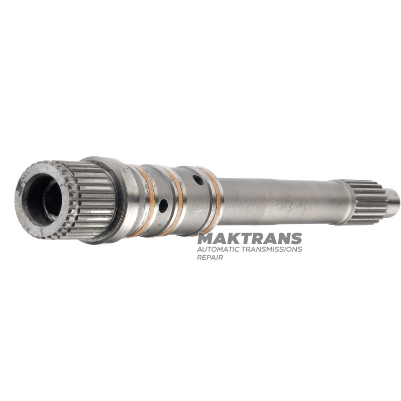 Eingangswelle (mit neuer Buchse) DODGE CHRYSLER 62TE 68004290AA - Wellenlänge 221,50 mm, 21 Keile (Außen-Ø 19 mm) / 31 Keile (Außen-Ø 25,05 mm)