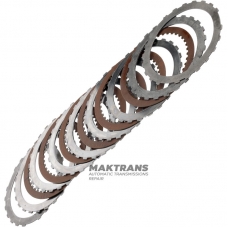 Satz Stahl- und Reibscheiben FORWARD Clutch ZF 4HP22, 4HP24 - 6 Reibscheiben (40 Zähne)