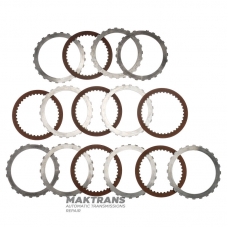 Satz Stahl- und Reibscheiben FORWARD Clutch ZF 4HP22, 4HP24 - 6 Reibscheiben (40 Zähne)