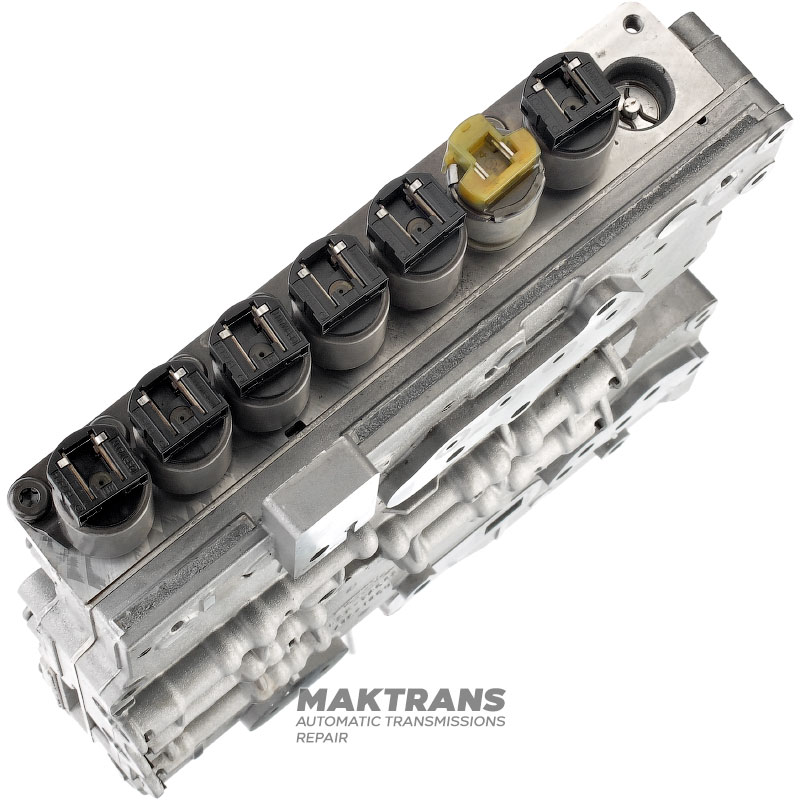 Ventilkörper komplett mit Magnetspulen (nicht restauriert) FORD 6R60, 6R75, 6R80 — Trennplatte 6L2P-7Z490-FB