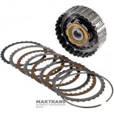 Trommelkupplung A / vorderes Planetengetriebe (4 Ritzel) FORD 6R60 6R75 6R80 – 3 Reibscheiben (Gesamtdicke des Kits 16,90 mm)