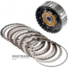 Trommelkupplung A / vorderes Planetengetriebe (4 Ritzel) FORD 6R60 6R75 6R80 – 5 Reibscheiben (Gesamtdicke des Kits 26 mm)
