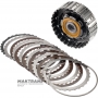 Trommelkupplung A / vorderes Planetengetriebe (4 Ritzel) FORD 6R60 6R75 6R80 – 5 Reibscheiben (Gesamtdicke des Kits 26 mm)