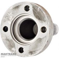 BorgWarner BW4440 Verteilergetriebe-Vorderflansch, 68055317AA – 4 Befestigungslöcher (8,25 mm Innen-Ø), 34 Keile (34,75 mm Außen-Ø), (CHRYSLER 300 V6 3,6 l, 845RFE-Getriebe)