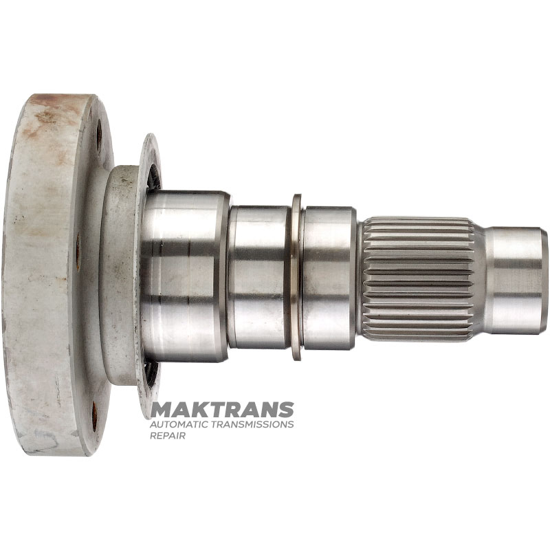 BorgWarner BW4440 Verteilergetriebe-Vorderflansch, 68055317AA – 4 Befestigungslöcher (8,25 mm Innen-Ø), 34 Keile (34,75 mm Außen-Ø), (CHRYSLER 300 V6 3,6 l, 845RFE-Getriebe)