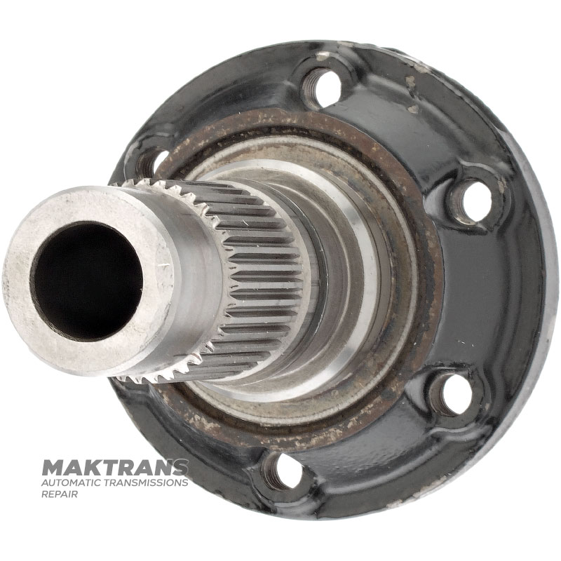 Vorderflansch DODGE, JEEP DHY ITC / Mercedes-Benz DCS — 68071845AA (6 Befestigungslöcher (Innen-Ø 8,50 mm), Lochmittenabstand 40,60 mm, 36 Keilwellenverzahnung (Außen-Ø 39 mm))