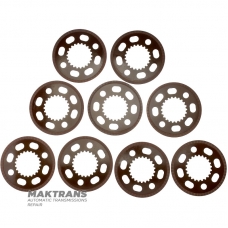 BorgWarner BW4440, BW4477 Reibscheibensatz - 9 Reibscheiben (AD 149,95 mm, 22 Zähne), CHRYSLER 300 V6 3,6 l, 845RFE-Getriebe, Cadillac CTS (2008-2010), mit 6L50-Getriebe