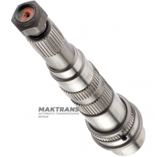 Eingangs-/Ausgangswelle (Keilwellenverzahnung abgenutzt, Welle muss restauriert werden) Verteilergetriebe BorgWarner BW4477 - 19256369 (Cadillac CTS (2008-2010), mit 6L50-Getriebe)