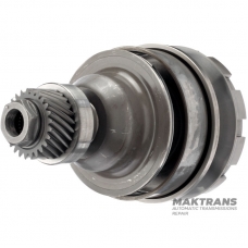 Angetriebene Riemenscheibe (für Antriebskette) JATCO CVT JF017E - 24 Zähne auf Zahnrad (Außen-Ø 65 mm), gebraucht, Oberflächen in gutem Zustand