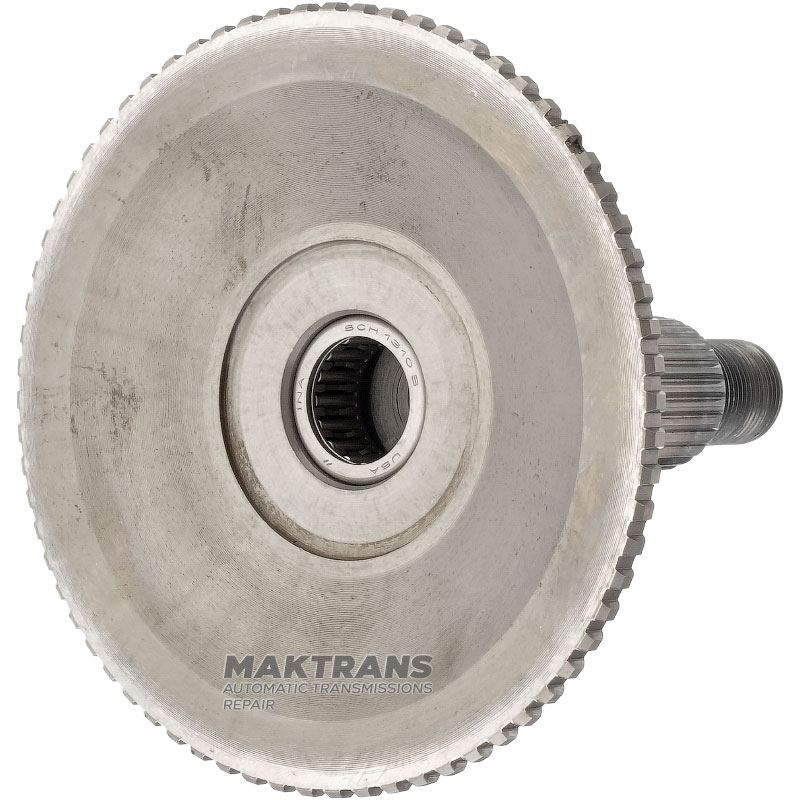 Ausgangswelle (für Drehzahlsensor) des Verteilergetriebes BorgWarner BW4404 - Gesamthöhe 135 mm, 26 Keilwellen (Außen-Ø 28,45 mm), N1061 (1900-130-016, NTN 16006), 4404-171-003, 4404-171-004, F77A-7A195-VA, 44-04-000-005 (95-01 Ford Explorer)