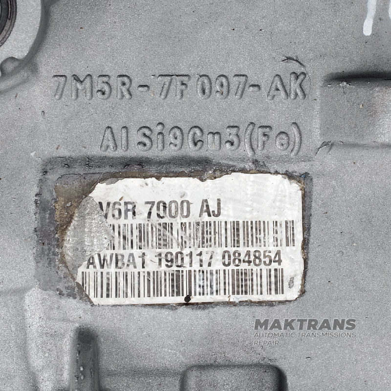 Repariertes und geprüftes Getriebe FORD 6DCT450 MPS6, FWD, DIESEL — AV9R-7000-AJ, (FORD GALAXY, MONDEO, S-MAX 2.0 TDCI 2010-2015). Repariert und auf Straßen getestet. Das Getriebe gibt beim Gangwechsel kein lautes Geräusch.