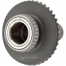 Eingangswelle mit Hypoidverzahnung des Winkeluntersetzungsgetriebes (Verteilergetriebe) TOYOTA UB80E, UB80F — 4120152010, 9036656004, 9036645038, 44 Zähne (Außen-Ø 45,20 mm), Zahnrad 41 Zähne (Außen-Ø 142,90 mm)