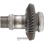 Eingangswelle mit Hypoidverzahnung des Winkeluntersetzungsgetriebes (Verteilergetriebe) TOYOTA UB80E, UB80F — 4120152010, 9036656004, 9036645038, 44 Zähne (Außen-Ø 45,20 mm), Zahnrad 41 Zähne (Außen-Ø 142,90 mm)