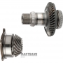 Ein Satz Hypoidzahnräder für das Winkeluntersetzungsgetriebe (Verteilergetriebe) TOYOTA UB80F — 4120152010, 3625042030, 4131942011, 18 / 41 Zähne, 44 Keilwellenverzahnung auf der Eingangswelle (Außen-Ø 45,30 mm)