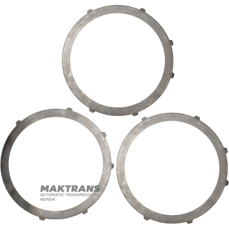 Stahlfelgensatz FORD E4OD, 4R100 — E9TZ7B442A, E9TZ-7B442-A, 3 Stahlfelgen (Dicke 2,05 mm, Innen-Ø 190 mm, 6 Zähne)