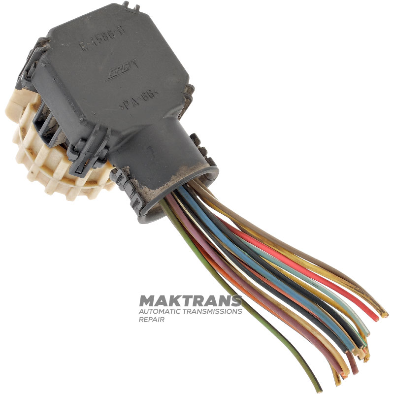 Stecker mit externen Verdrahtungsdrähten zum Anschluss der Verkabelung der Hydraulikeinheit ALLISON 1000, 2000, 2400 — E-4586-B (24 Pins, 21 Drähte)
