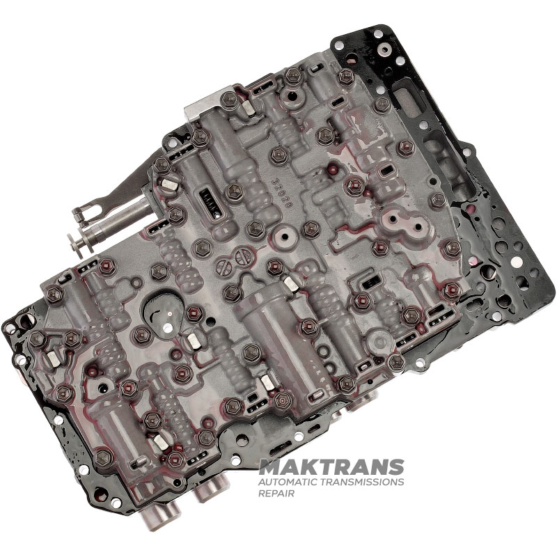 Ventilkörper komplett mit Magnetspulen AISIN WARNER A466ND / NISSAN RE6R01A — 31020EZ01D (Trennplatte 3A), 345010-34050, NISSAN TITAN A61, 5.0L DIESEL 4X4