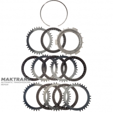 Stahl- und Reibscheibensatz C3 (3-5-R) Kupplung ALLISON 1000, 2000, 2400 - 6 Reibscheiben (Gesamtdicke des Satzes 36,60 mm), 29542192, 29546701, 29531049, 29535648