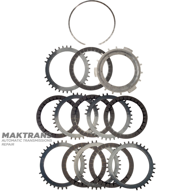 Stahl- und Reibscheibensatz C3 (3-5-R) Kupplung ALLISON 1000, 2000, 2400 - 6 Reibscheiben (Gesamtdicke des Satzes 36,60 mm), 29542192, 29546701, 29531049, 29535648