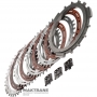 Stahl- und Reibscheibensatz C4 Kupplung ALLISON 1000, 2000, 2400 - 4 Reibscheiben (Dicke 2,30 mm, 117 Zähne), Gesamtdicke des Satzes 34,70 mm (31 mm), 29542192, 29542191, 29531049, 29546701, 29535640