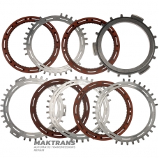 Stahl- und Reibscheibensatz C4 Kupplung ALLISON 1000, 2000, 2400 - 4 Reibscheiben (Dicke 2,30 mm, 117 Zähne), Gesamtdicke des Satzes 34,70 mm (31 mm), 29542192, 29542191, 29531049, 29546701, 29535640