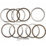 Satz Stahl- und Reibscheiben FORD Low / Reverse Brake 6R60, 6R75, 6R80 - 4 Reibscheiben (Gesamtdicke des Satzes 19,20 mm)