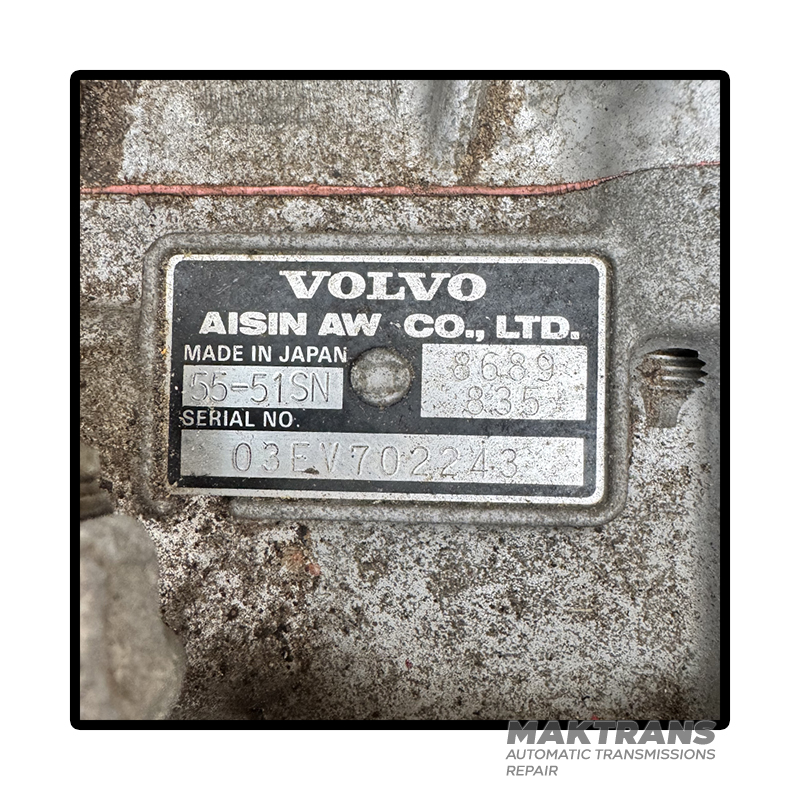 Automatikgetriebebaugruppe AW55-51SN 2WD - 8689835, TCM 30651399, Drehmomentwandler 32000-43A240