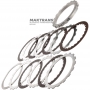 Satz Stahl- und Reibscheiben LOW / REVERSE KUPPLUNG FORD 4R100 - F81Z-7B164-DA, E9TZ-7B442-E, 3C3Z-7B442-DA, 6 Reibscheiben (Gesamtdicke des Satzes 36,65 mm)