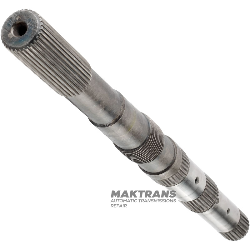 Abtriebswelle FORD E4OD, 4R100 — mit Schneckenrad, Länge 507 mm, 31 Zähne (Außen-Ø 34,35 mm, Zahnlänge 98 mm)