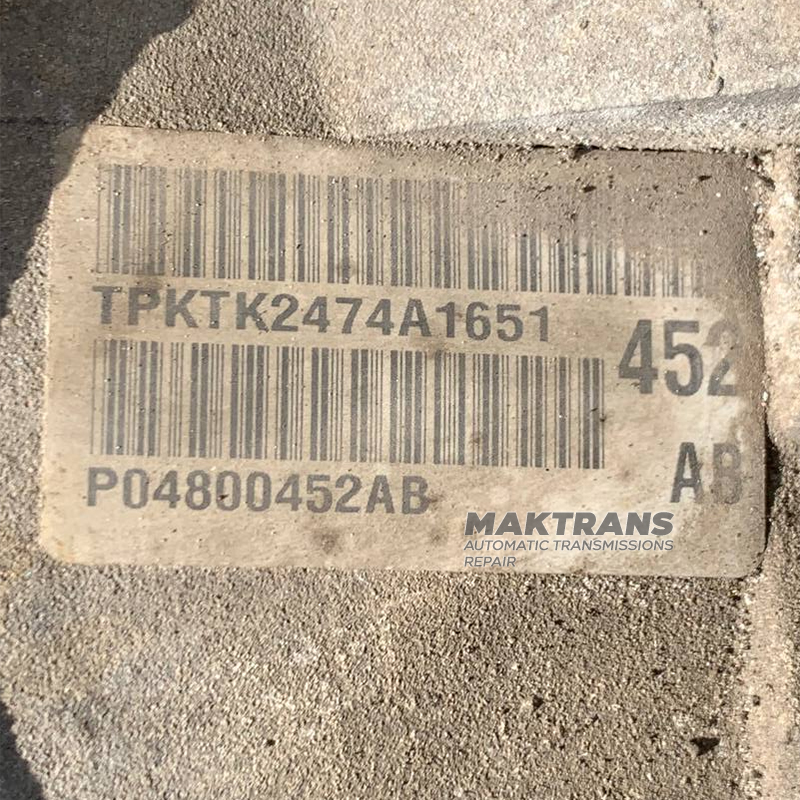 Automatikgetriebe DODGE / CHRYSLER 41TE (2WD) - P04800452AB, 04800452AB, Dodge Journey 2.4L 16V