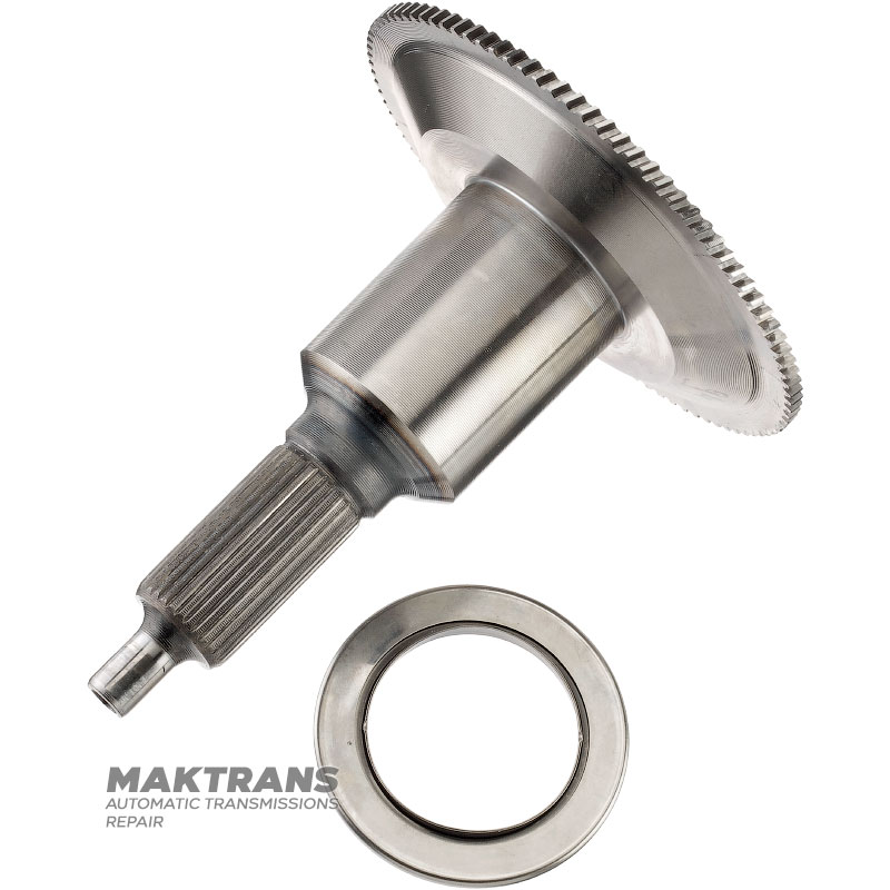 Zwischenwelle mit Flanschzahnkranz OVERDRIVE FORD E4OD, 4R100 — E9TZ-7A658-A, Bauhöhe 150 mm, 30 Zähne (Außen-Ø 25,15 mm)