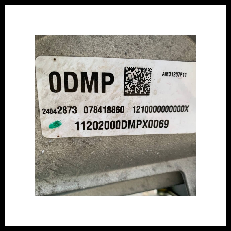 Doppelkupplungsgetriebebaugruppe  TR-9080 (Chevrolet Corvette C8) — 24042873, Getriebe-ID — 0DMP