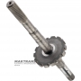 Abtriebswelle (mit Parkrad) FORD E4OD, 4R100 — Gesamtlänge 506 mm, 31 Zähne (Außen-Ø 34,30 mm), Parkrad 14 Zähne (Außen-Ø 142,10 mm)