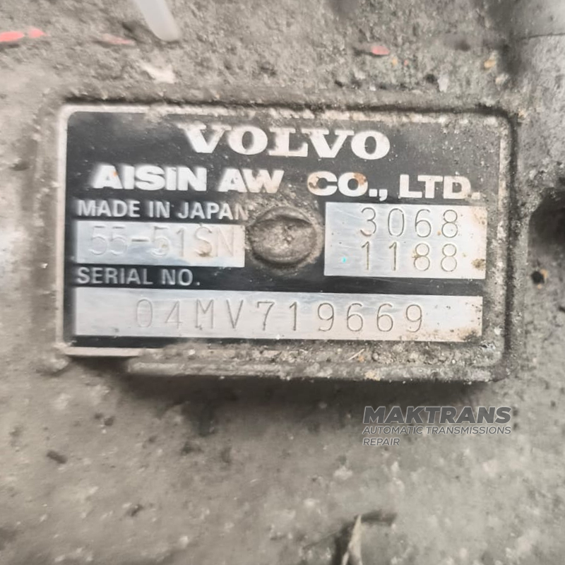 Automatikgetriebe AISIN WARNER AW55-51SN 4WD —30681188 (Volvo XC90 2002–2006 2.4 D D5), mit Drehmomentwandler 43A180