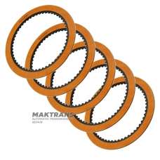 Reibscheibensatz FORWARD Clutch GM 4T80E, 24204898, 24223145 - 5 Scheiben im Satz (Außen-Ø 163 mm, Dicke 2,10 mm, 53 Zähne)