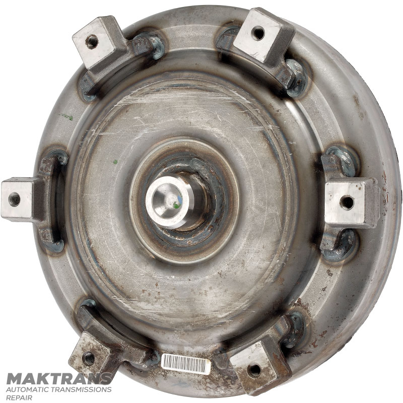 Vorderdeckel des Drehmomentwandlers AW A466ND, NISSAN RE6R01A – Außen-Ø Gehäuse 317 mm, Außen-Ø Führungszapfen 43,20 mm, 6 Befestigungslöcher (Innen-Ø 8,50 mm)