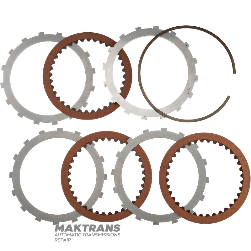 Stahl- und Reibsatz AW A466ND, NISSAN RE6R01A, 31100EZ00A - NISSAN TITAN 5.0D CEV8D1 (3 Reibscheiben, Gesamtdicke des Satzes 19,60 mm)